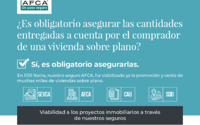 ¿Es obligatorio asegurar las cantidades entregadas a cuenta por el comprador de una vivienda sobre plano?